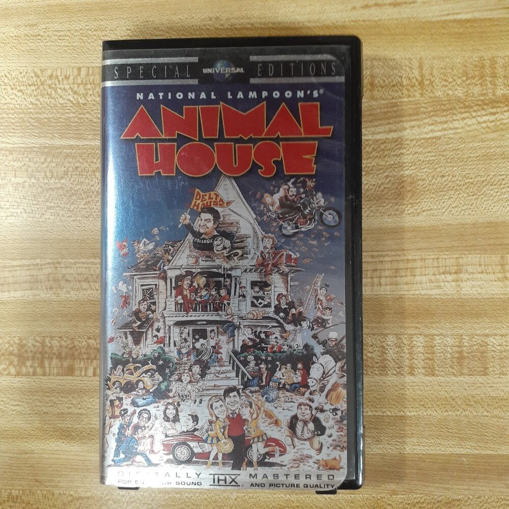 National Lampoons Animal House 1978 Special Edition Clamshell VHS Landis Belushi